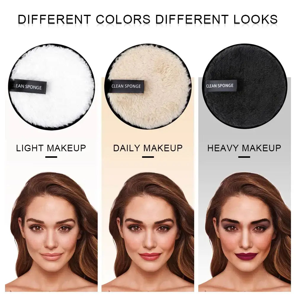 Eco-friendly reusable microfiber makeup remover pads. Double-layer, washable & gentle on skin. Shop Frost Glow Cosmetics sustainable beauty tools today!