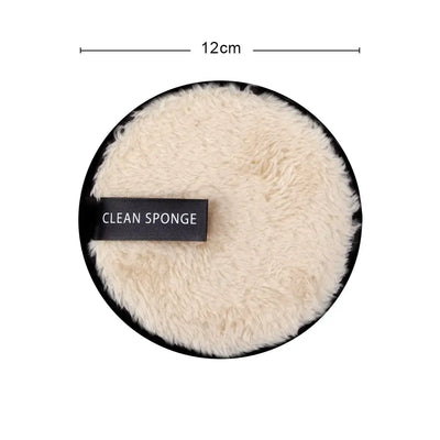 Eco-friendly reusable microfiber makeup remover pads. Double-layer, washable & gentle on skin. Shop Frost Glow Cosmetics sustainable beauty tools today!