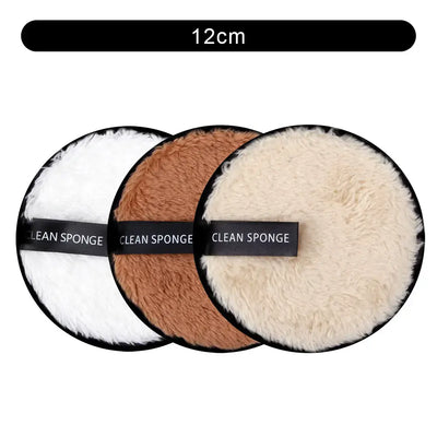 Eco-friendly reusable microfiber makeup remover pads. Double-layer, washable & gentle on skin. Shop Frost Glow Cosmetics sustainable beauty tools today!