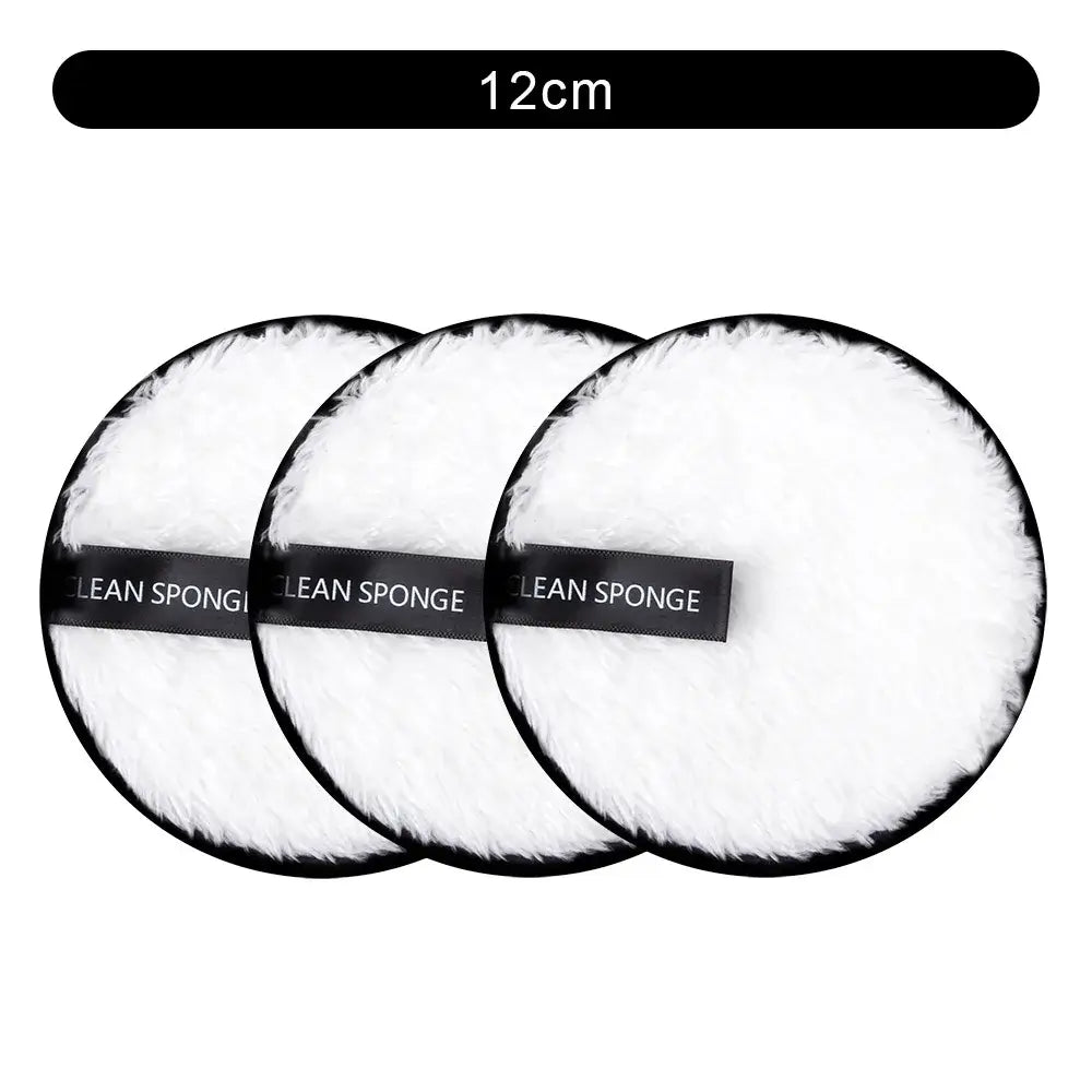 Eco-friendly reusable microfiber makeup remover pads. Double-layer, washable & gentle on skin. Shop Frost Glow Cosmetics sustainable beauty tools today!