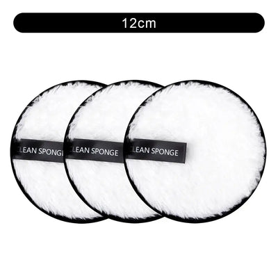 Eco-friendly reusable microfiber makeup remover pads. Double-layer, washable & gentle on skin. Shop Frost Glow Cosmetics sustainable beauty tools today!