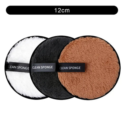 Eco-friendly reusable microfiber makeup remover pads. Double-layer, washable & gentle on skin. Shop Frost Glow Cosmetics sustainable beauty tools today!