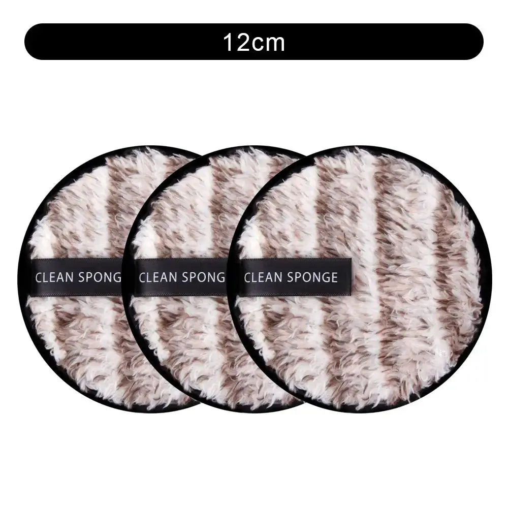 Eco-friendly reusable microfiber makeup remover pads. Double-layer, washable & gentle on skin. Shop Frost Glow Cosmetics sustainable beauty tools today!