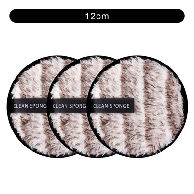 Eco-friendly reusable microfiber makeup remover pads. Double-layer, washable & gentle on skin. Shop Frost Glow Cosmetics sustainable beauty tools today!