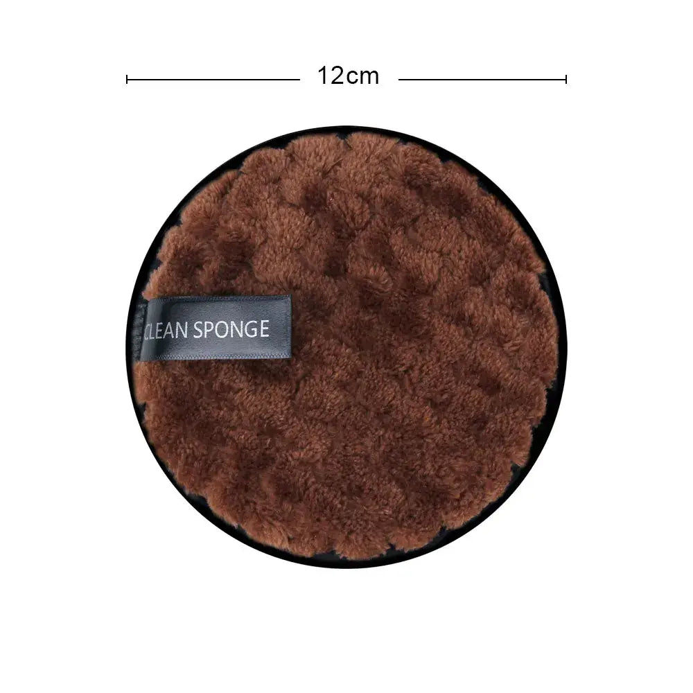 Eco-friendly reusable microfiber makeup remover pads. Double-layer, washable & gentle on skin. Shop Frost Glow Cosmetics sustainable beauty tools today!