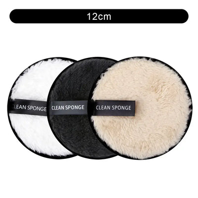 Eco-friendly reusable microfiber makeup remover pads. Double-layer, washable & gentle on skin. Shop Frost Glow Cosmetics sustainable beauty tools today!
