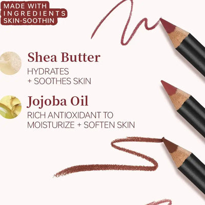 Frost Glow Cosmetics 6pcs matte lip liner set. Waterproof, durable & easy to color. Long-lasting lip contour pencils for all skin types.