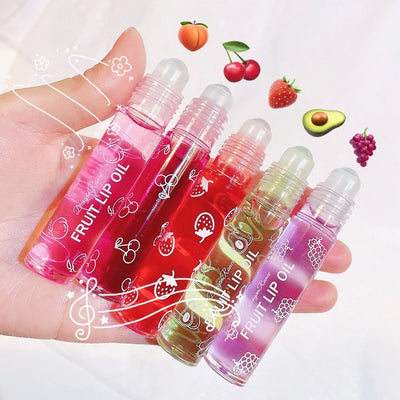 Frost Glow Cosmetics Lip Oil. Moisturizing shea fruit formula hydrates, softens & adds glossy color for healthy, dribbling lips.