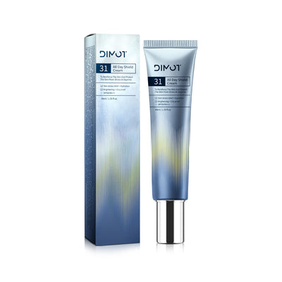 Frost Glow Cosmetics day & night cream firms, hydrates & soothes with niacinamide & centella asiatica for all-day facial care.