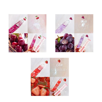 Frost Glow Cosmetics Lip Oil. Moisturizing shea fruit formula hydrates, softens & adds glossy color for healthy, dribbling lips.