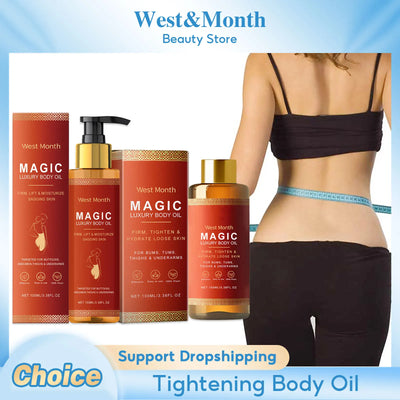 Deeply moisturizing luxury body oil. Firms, nourishes & repairs dry skin while softening chest, thighs & body for rejuvenation.