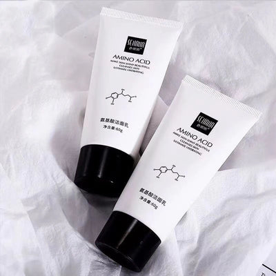 Frost Glow Cosmetics amino acid cleanser 60g deeply cleanses, moisturizes & controls oil. Gentle, non-irritating foam for all skin types.