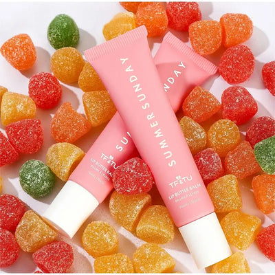 Frost Glow Cosmetics lip balm with lasting hydration. Smooths lip lines, nourishes & softens for daily lip care. Perfect summer moisture.