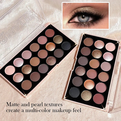 Frost Glow Cosmetics 18-Color Eyeshadow Palette