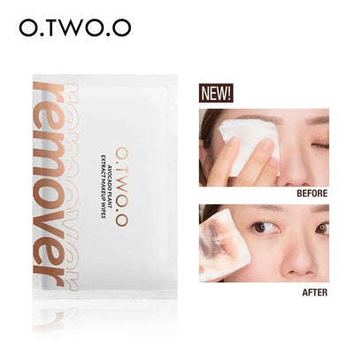 Gently remove makeup with Frost Glow's 5/10pcs wipes. Enriched with plant extracts for deep cleansing without residue. Safe for eyes & lips.