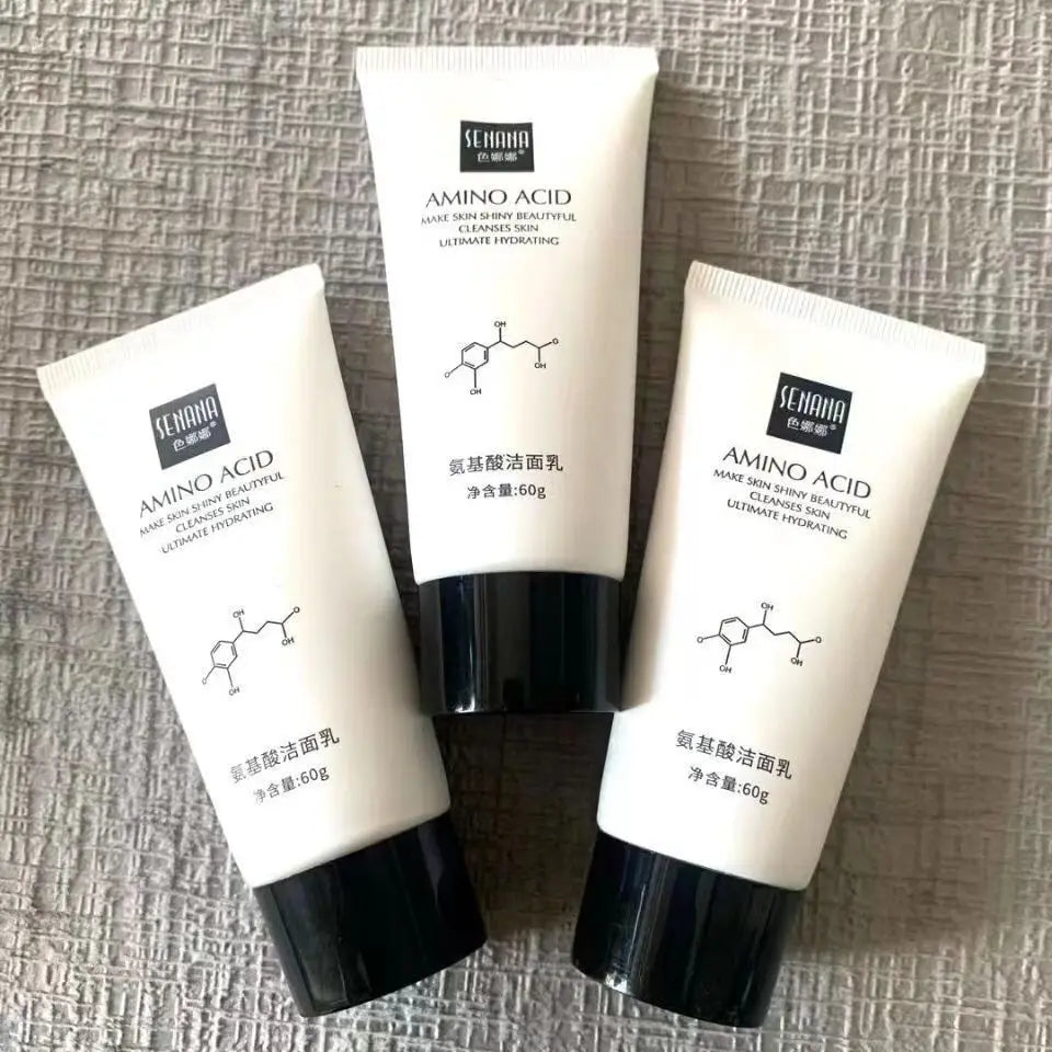 Frost Glow Cosmetics amino acid cleanser 60g deeply cleanses, moisturizes & controls oil. Gentle, non-irritating foam for all skin types.