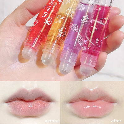 Frost Glow Cosmetics Lip Oil. Moisturizing shea fruit formula hydrates, softens & adds glossy color for healthy, dribbling lips.