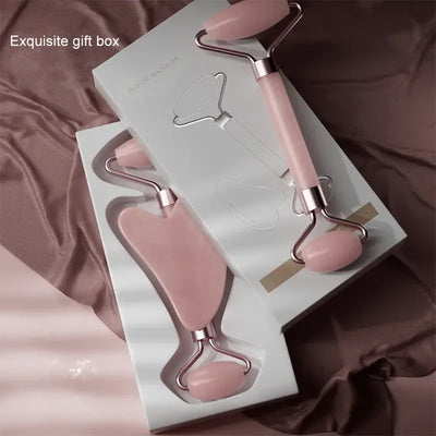 Resin roller & scraping board for face, neck & eye massage. Relieves tension, reduces puffiness & enhances skincare. Shop Frost Glow Cosmetics today!