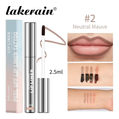 Frost Glow Cosmetics waterproof peel-off lip liner & tattoo gloss. Long-lasting matte lip tint for bold contour & smudge-proof lips.
