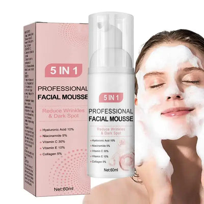 Frost Glow Cosmetics foaming facial cleanser deeply cleanses, controls oil & removes blackheads while keeping skin soft & hydrated.