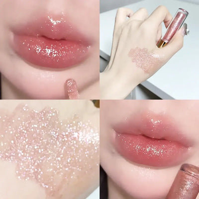 Frost Glow Cosmetics Lip Gloss hydrates, plumps & adds dazzling shine. Moisturizing oil glaze for smooth, pouty, sparkling lips.