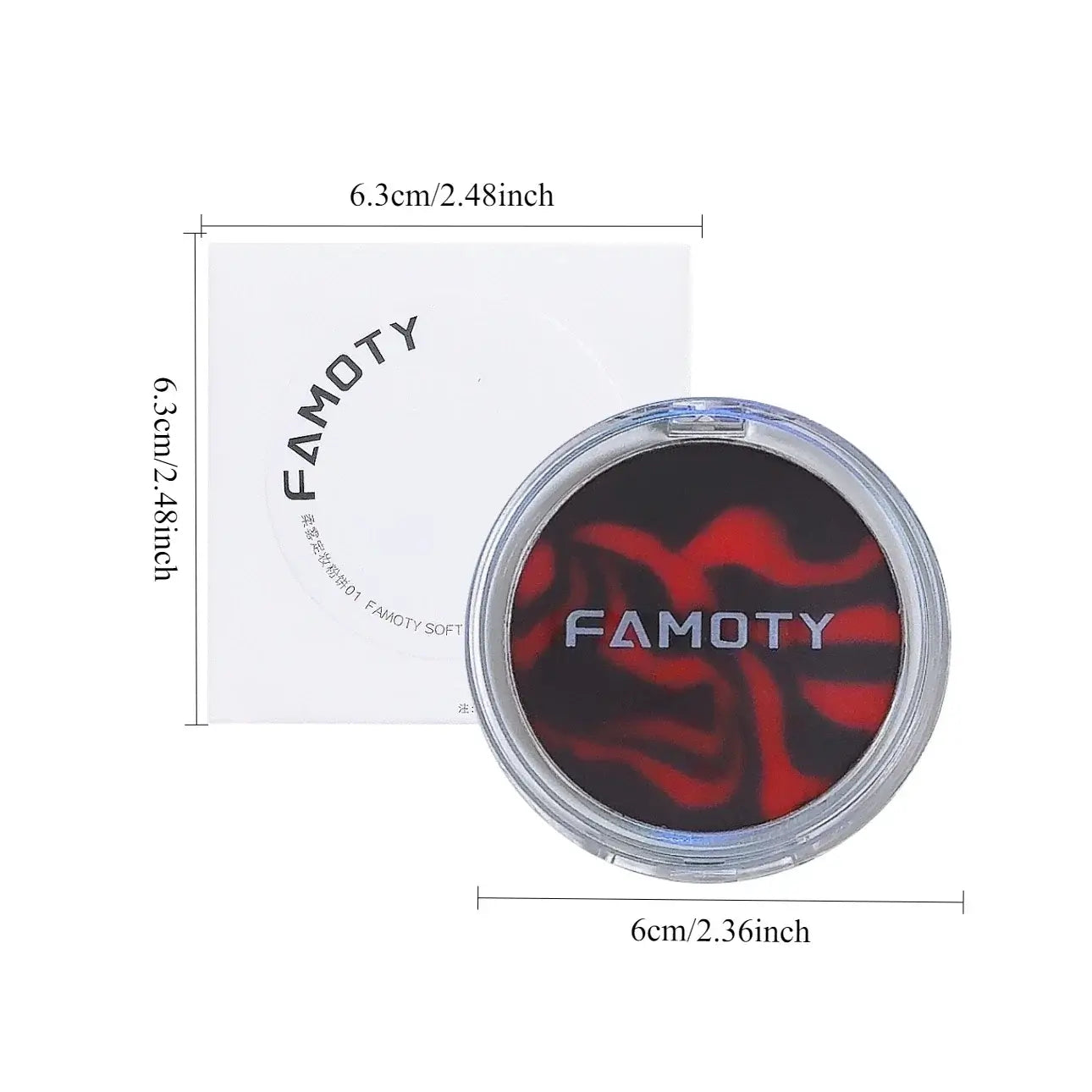 Bid farewell to oily sheen & patchiness! Frost Glow Cosmetics 3-color loose powder is waterproof, long-lasting & flawless matte.