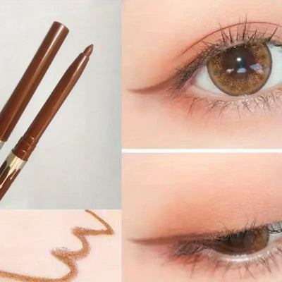 Frost Glow Cosmetics eyeliner gel pencil. Waterproof, matte, ultra-fine, quick-dry & smudge-proof eyeliner for smooth eye makeup.