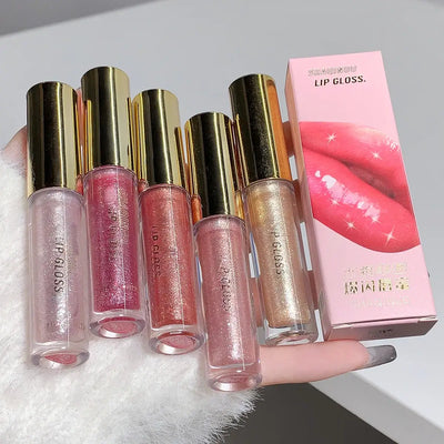 Frost Glow Cosmetics Lip Gloss hydrates, plumps & adds dazzling shine. Moisturizing oil glaze for smooth, pouty, sparkling lips.