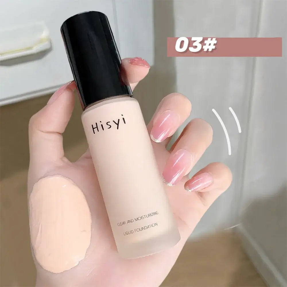 Frost Glow Cosmetics liquid foundation conceals blemishes, covers flaws naturally & delivers a smooth, non-sticky, flawless complexion.