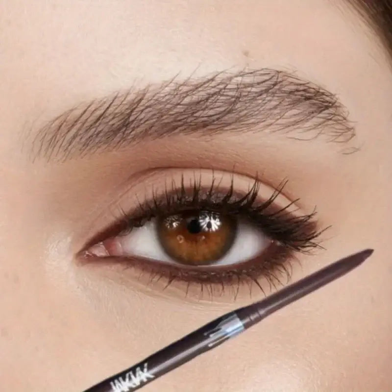 Frost Glow Cosmetics eyeliner gel pencil. Waterproof, matte, ultra-fine, quick-dry & smudge-proof eyeliner for smooth eye makeup.