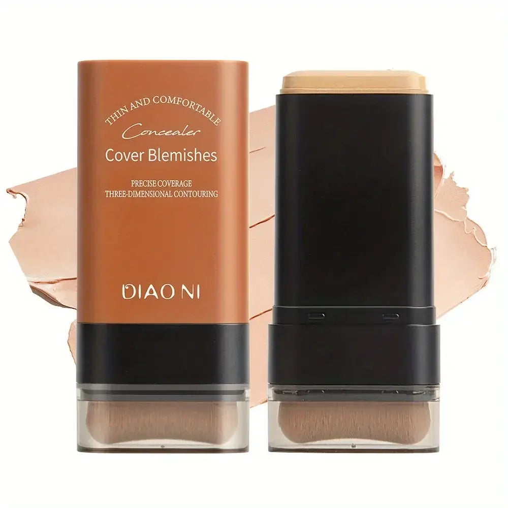DIAO NI Concealer for cover blemishes with an image of a model showcasing its application on skin.
