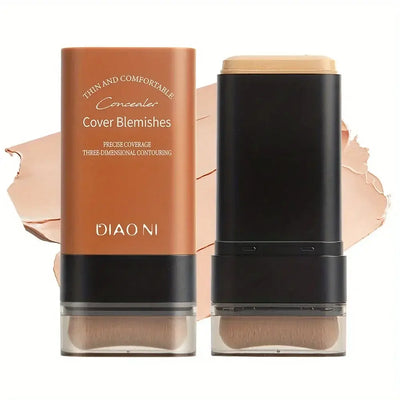 DIAO NI Concealer for cover blemishes with an image of a model showcasing its application on skin.