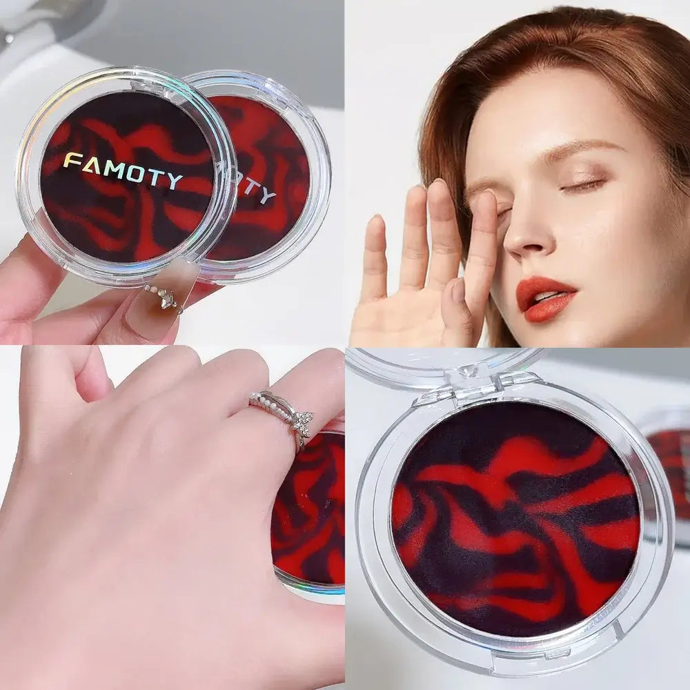 Bid farewell to oily sheen & patchiness! Frost Glow Cosmetics 3-color loose powder is waterproof, long-lasting & flawless matte.