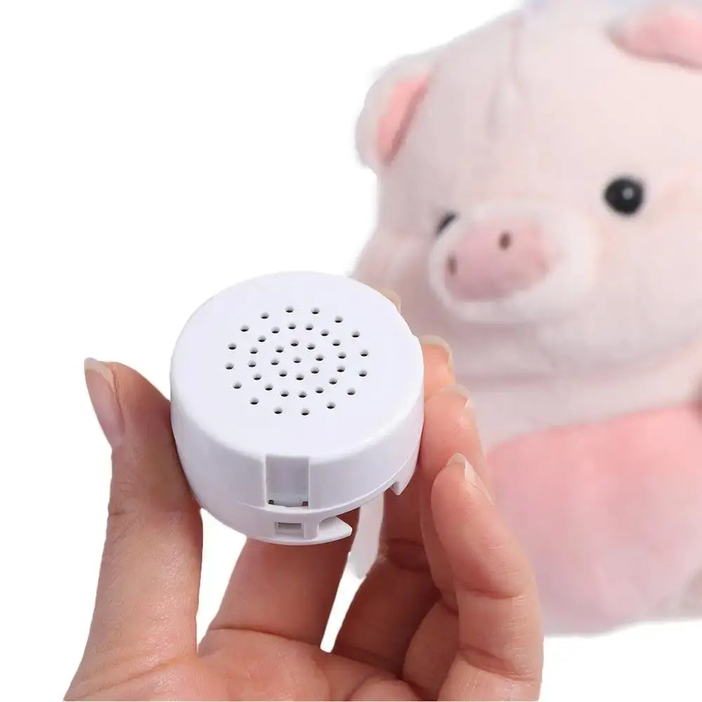 Frost Glow Cosmetics recordable plush toy voice box. DIY 30-sec sound module for custom messages, gifts & keepsakes.