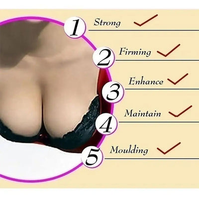 Nourishing breast enhancement oil that supports firmness, elasticity & natural growth. A body care essential for women’s confidence.