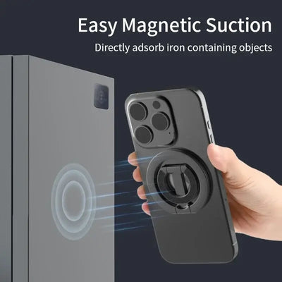 Frost Glow Cosmetics MagSafe double-sided phone ring holder. Portable folding stand, grip & support bracket for cellphones.