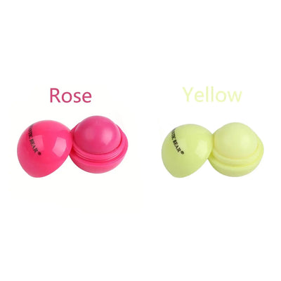 Frost Glow Cosmetics cute ball lip balm hydrates, soothes & plumps lips. Non-stick, long-lasting protection against dryness & frost cracks.