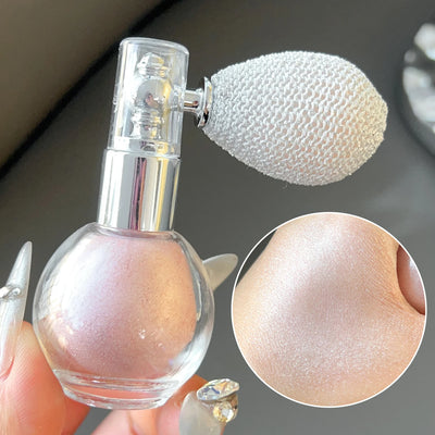 Frost Glow Cosmetics Diamond Highlighter Spray. Waterproof glitter powder for face & body contour, bronzing & luminous glow.