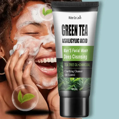 Frost Glow Cosmetics salicylic acid cleanser 60g with tea tree & turmeric extracts. Gently cleanses, moisturizes & refreshes skin.
