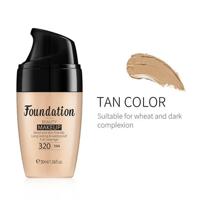 Frost Glow Cosmetics LAIKOU liquid foundation: moisturizing, long lasting, brightening, and natural coverage for a flawless face base.