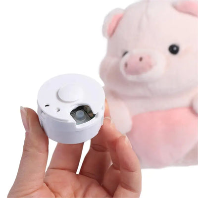Frost Glow Cosmetics recordable plush toy voice box. DIY 30-sec sound module for custom messages, gifts & keepsakes.