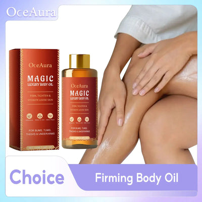 Frost Glow Cosmetics body oil serum hydrates, nourishes & softens dry rough skin while relaxing muscles for smooth, radiant care.