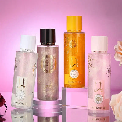 A refreshing 250ml fruity body mist with long-lasting fragrance. Natural, moisturizing spray that keeps skin fresh & scented.
