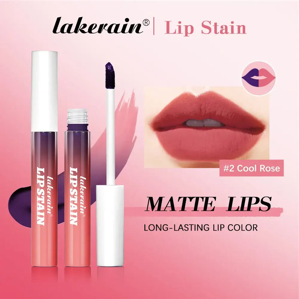 Frost Glow Cosmetics 3-color peel-off liquid lipstick. Waterproof, moisturizing, no fading lip gloss for bold & lasting tattoo effect.