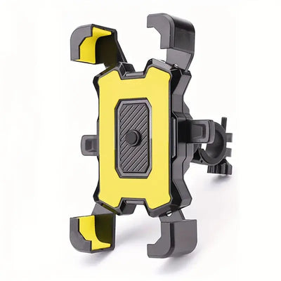 Frost Glow Cosmetics adjustable bike & motorcycle phone holder. 360° rotatable GPS mount, cycling accessories for sports & travel.