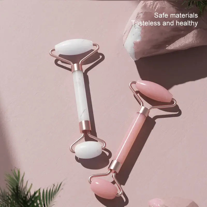 Resin roller & scraping board for face, neck & eye massage. Relieves tension, reduces puffiness & enhances skincare. Shop Frost Glow Cosmetics today!