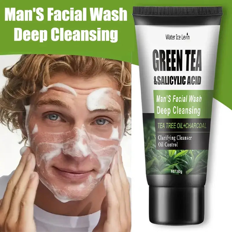 Frost Glow Cosmetics salicylic acid cleanser 60g with tea tree & turmeric extracts. Gently cleanses, moisturizes & refreshes skin.