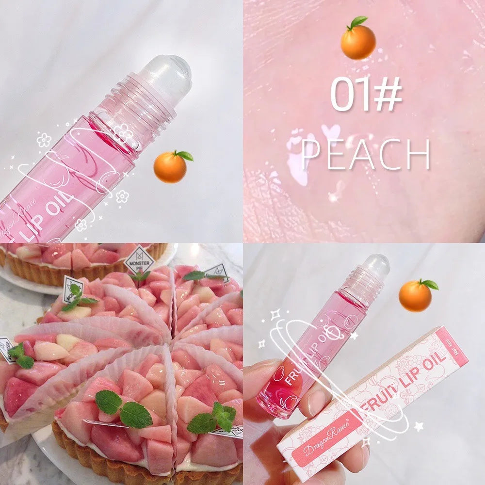 Frost Glow Cosmetics Lip Oil. Moisturizing shea fruit formula hydrates, softens & adds glossy color for healthy, dribbling lips.