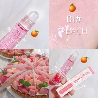 Frost Glow Cosmetics Lip Oil. Moisturizing shea fruit formula hydrates, softens & adds glossy color for healthy, dribbling lips.