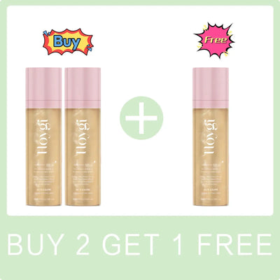 Frost Glow Cosmetics Hoygi SPF 50+ setting spray. Oil-control, matte, waterproof fixer with sun protection & fast film formation.